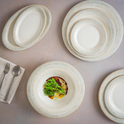 Galata Albus Oval Plate 28cm (Box Of 6)