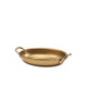 Genware Gold Vintage Steel Oval Dish 18.5 x 13.5cm (Box Of 6)
