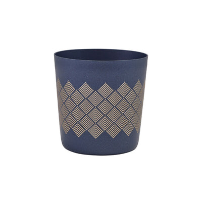 Genware Metallic Blue Diamond Serving Cup 8.5 x 8.5cm (Box Of 12)