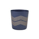 Genware Metallic Blue Lined Serving Cup 8.5 x 8.5cm (Box Of 12)