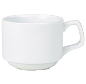 Genware Porcelain Stacking Cup 20cl