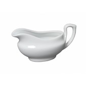 Genware Porcelain Traditional Sauce Boat 14cl