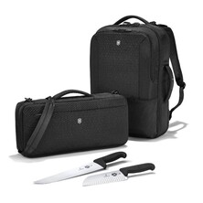 Victorinox Chefs Backpack &amp; Knife Folder Set Complete With 15 Moulded Knives and Tools (54953)