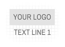 1 Line of Embroidery and Logo