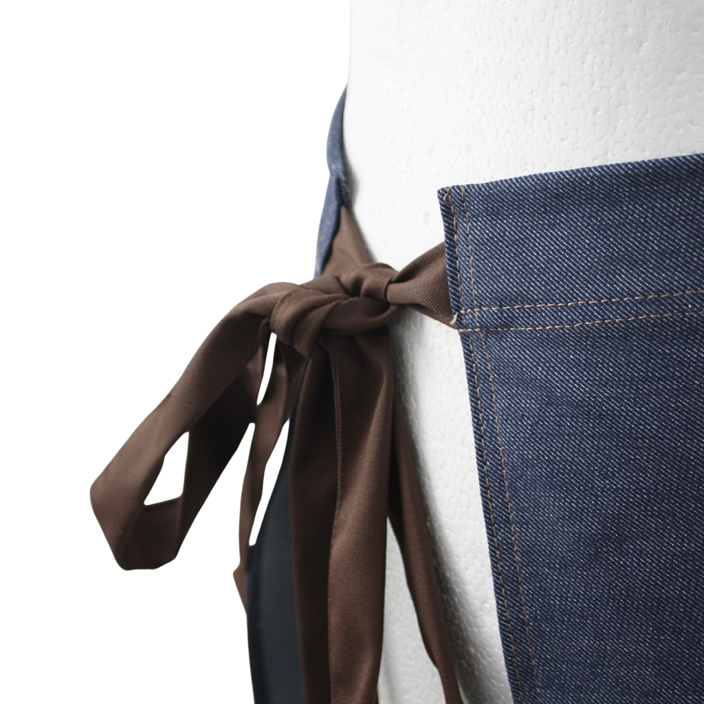 Work Range Waist Apron Denim With 2 Hip Pockets 75cm X 42cm