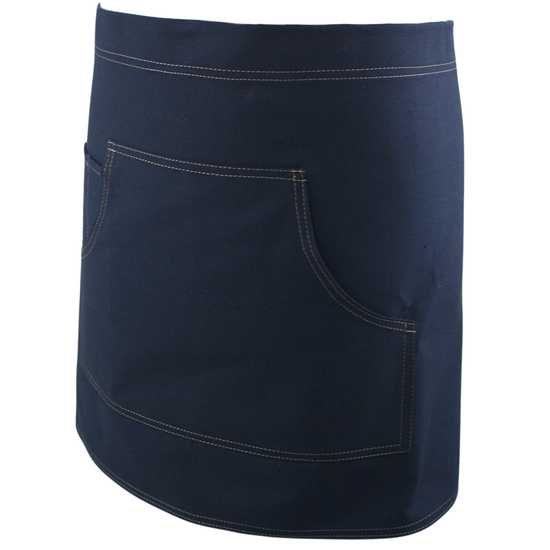 Work Range Waist Apron Cotton Canvas With 1 Middle Pocket 79cm X 42cm