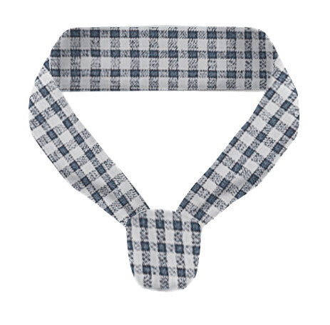 Neckerchief Small Check Triangular Poly/Cotton