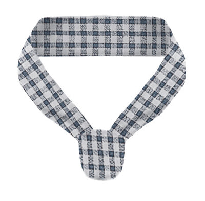 Neckerchief Small Check Triangular Poly/Cotton