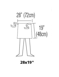 Waist Apron 28" X 19" Cotton
