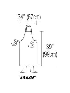 Bib Apron 34" X 39" Cotton