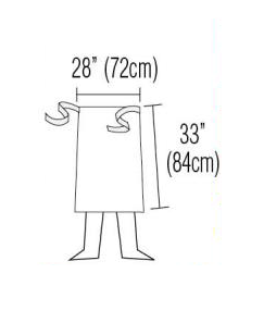 Waist Apron 28" X 33" Poly/Cotton