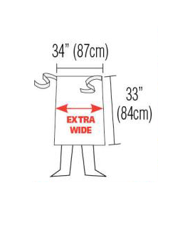 Waist Apron 34" X 33" Poly/Cotton