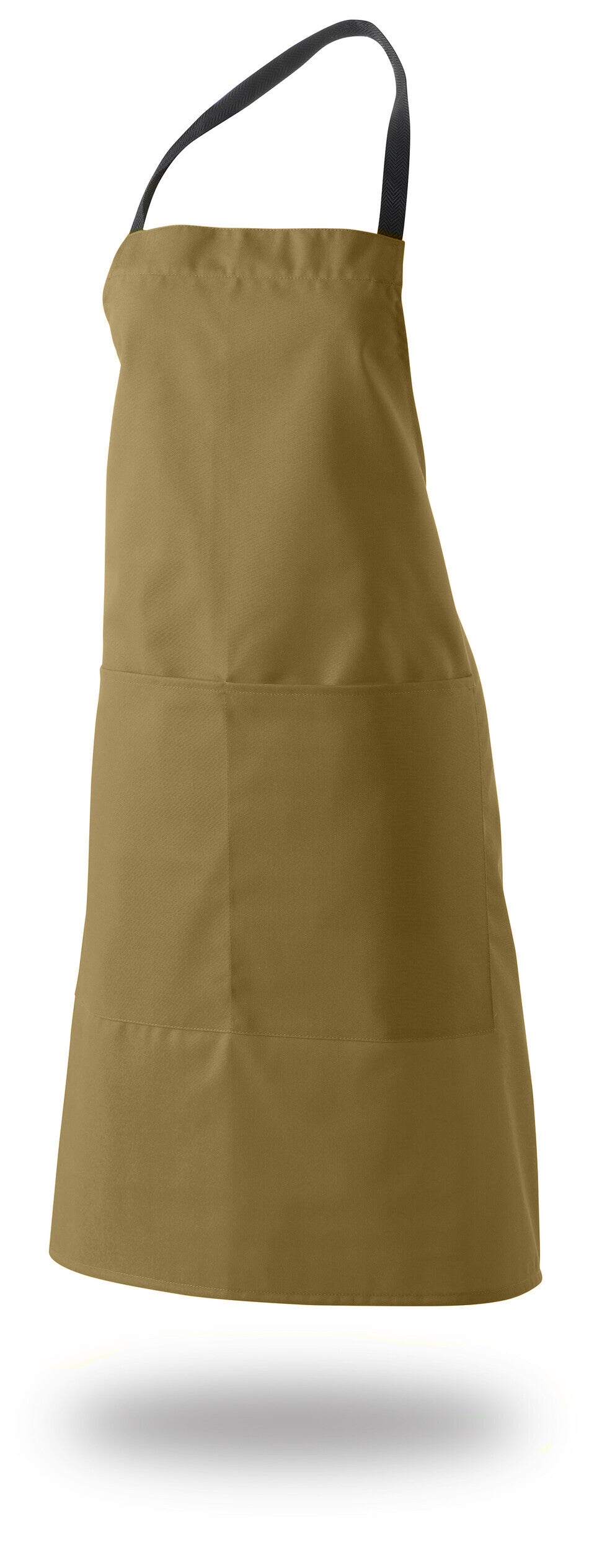 Bib Apron 34" X 33" Poly/Cotton With Pocket
