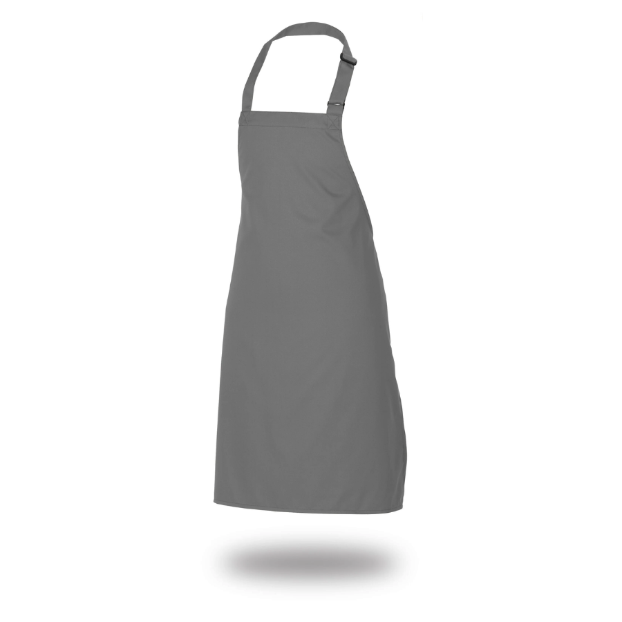 Bib Apron 28" X 33" Poly/Cotton Self Adjustable Neck Band