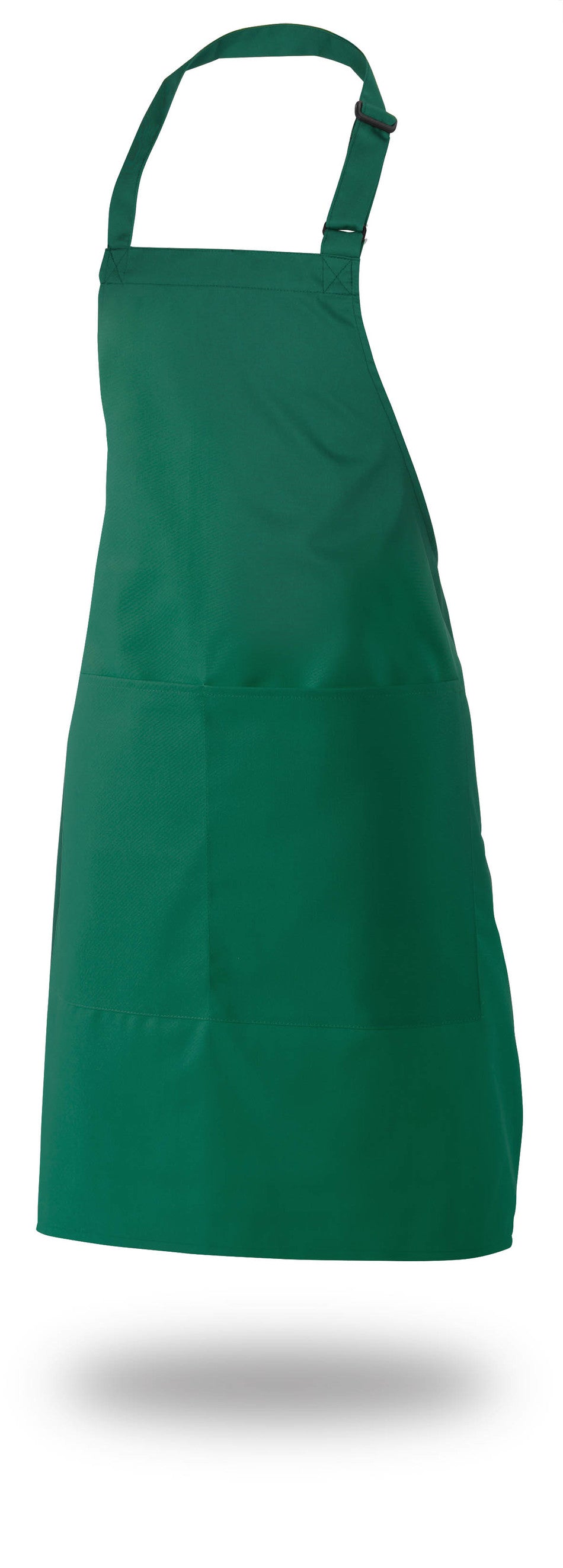 Bib Apron 34" X 33" Poly/Cotton Self Adjustable Neck Band With Pocket