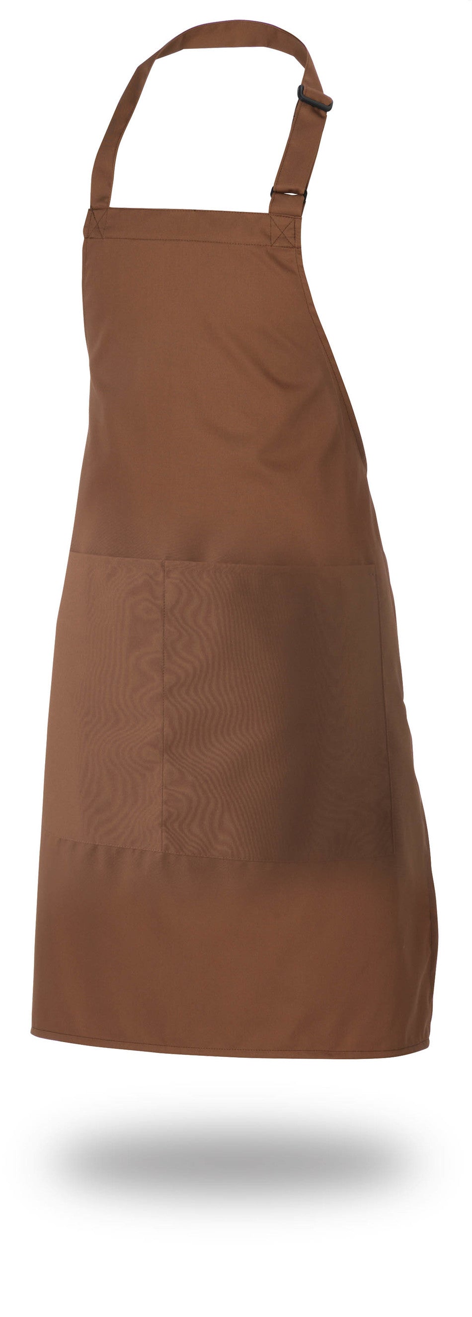 Bib Apron 34" X 33" Poly/Cotton Self Adjustable Neck Band With Pocket