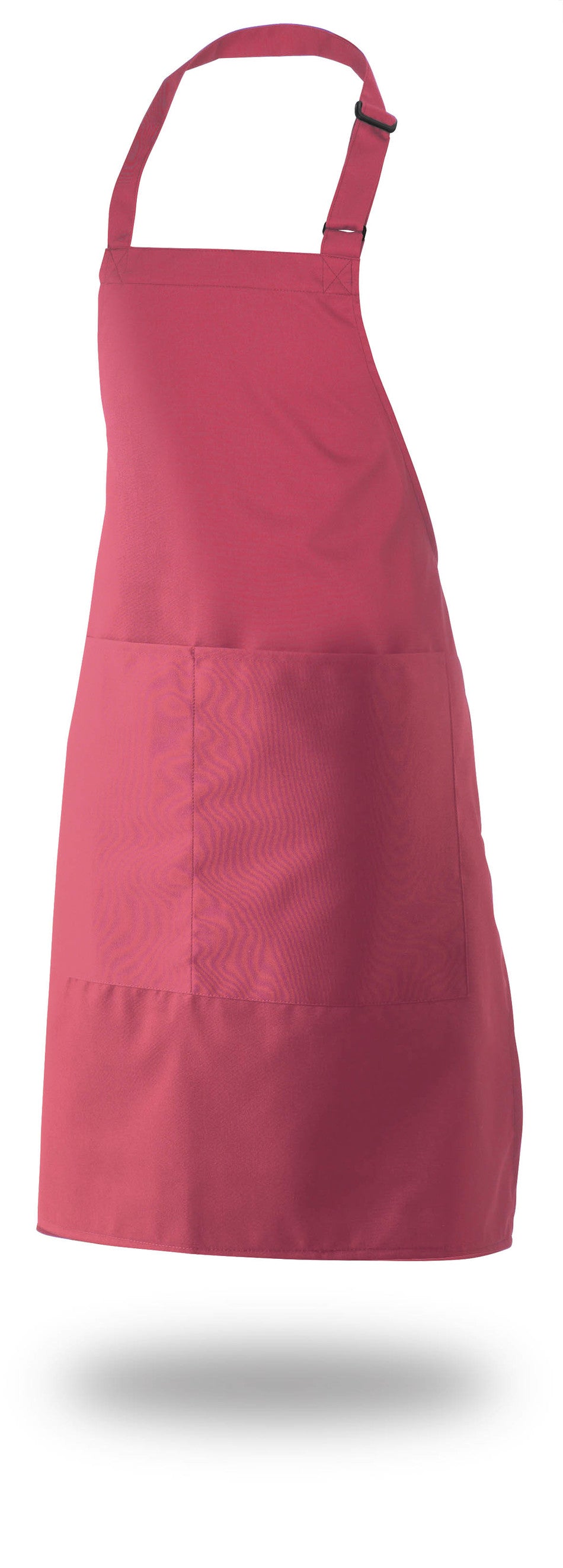 Bib Apron 34" X 33" Poly/Cotton Self Adjustable Neck Band With Pocket