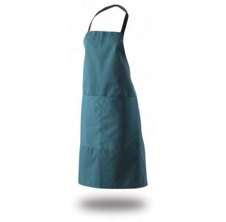 Bib Apron 34" X 33" Poly/Cotton Self Adjustable Neck Band With Pocket