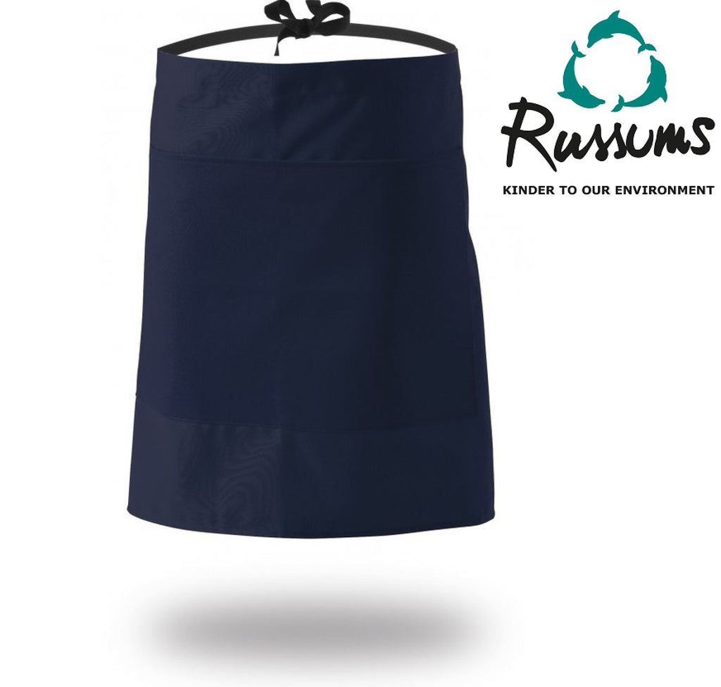 Ocean Waist Apron 72cm X 48cm Poly/Cotton With Pocket