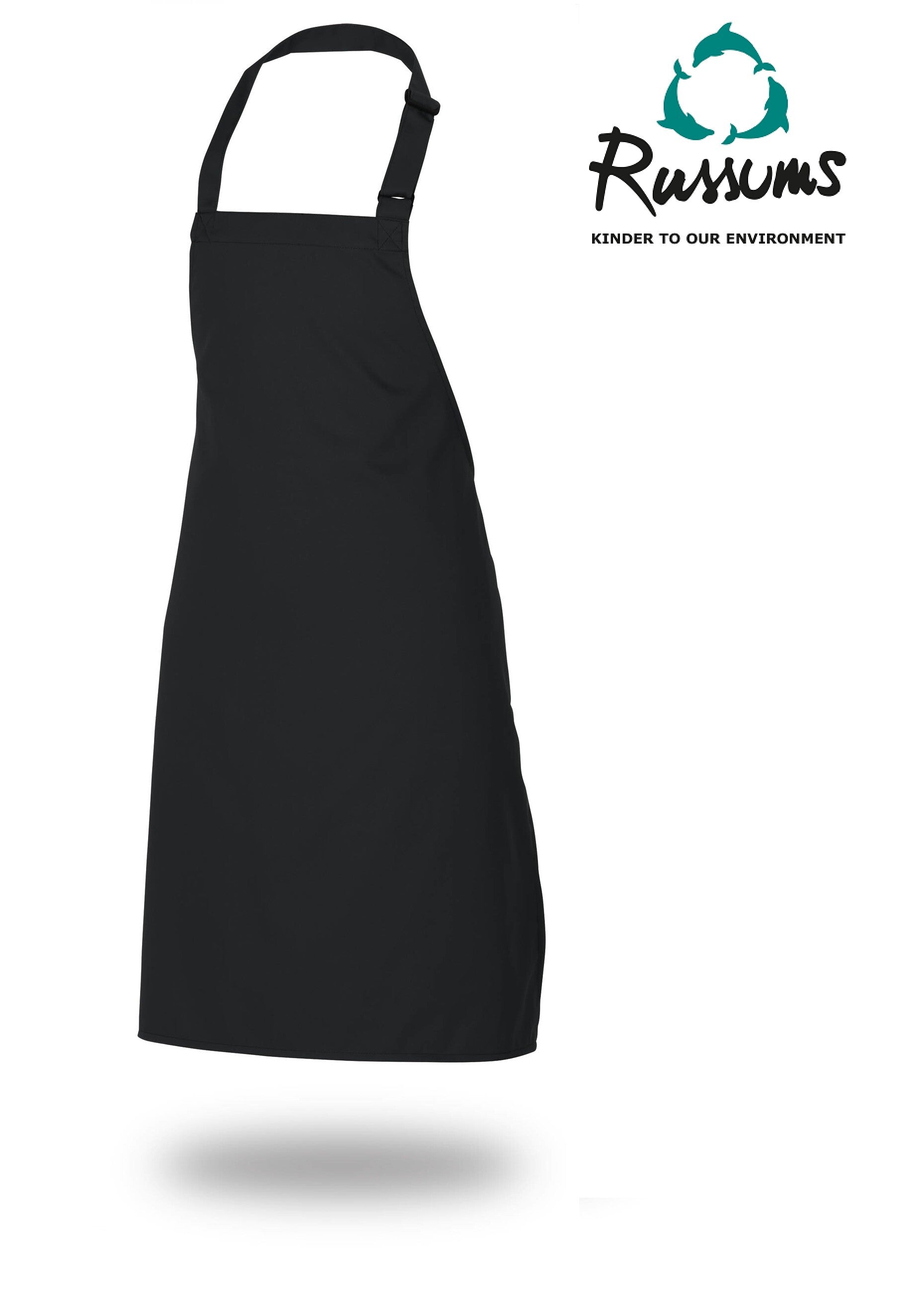 Ocean Bib Apron 72cm X 84cm Poly/Cotton Self Adjustable Neck – Russums