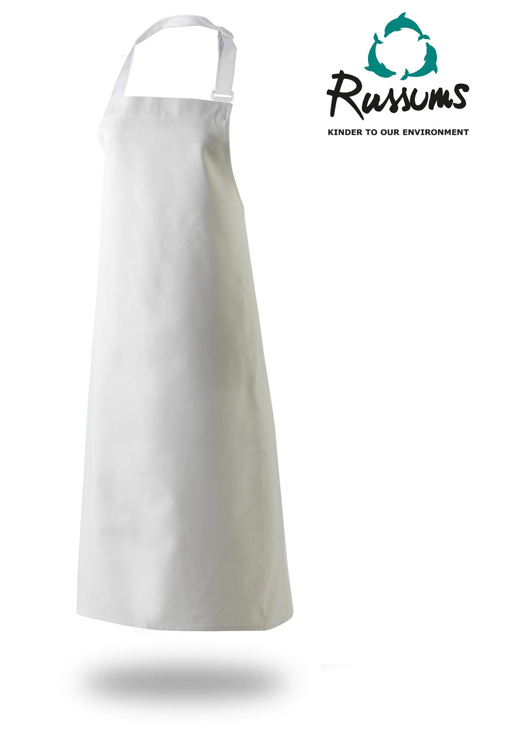 Ocean Bib Apron 72cm X 84cm Poly/Cotton Self Adjustable Neck