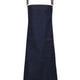 Waxed Look Denim Bib Apron 28" X 34"