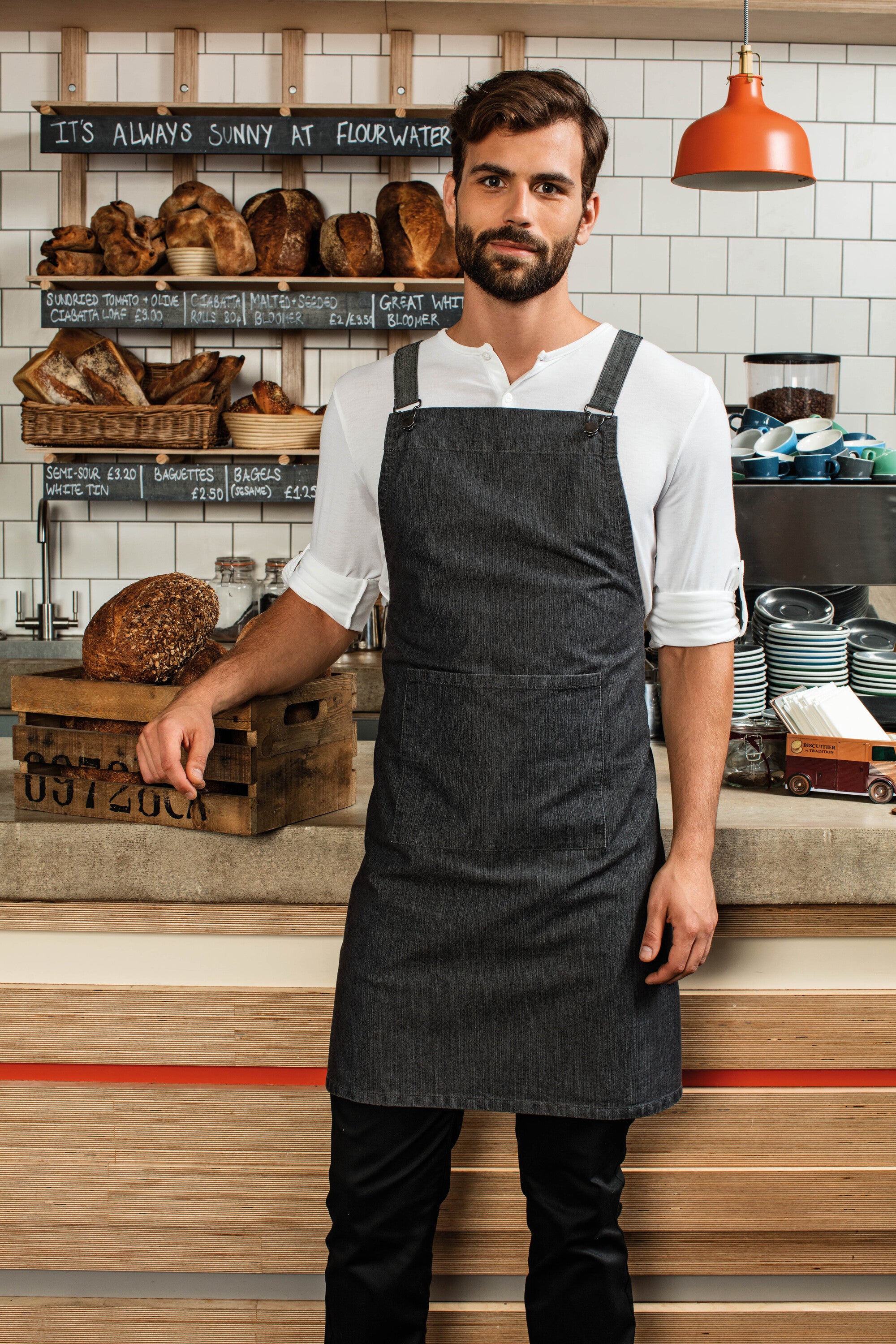Cross Back Barista Bib Apron – Russums