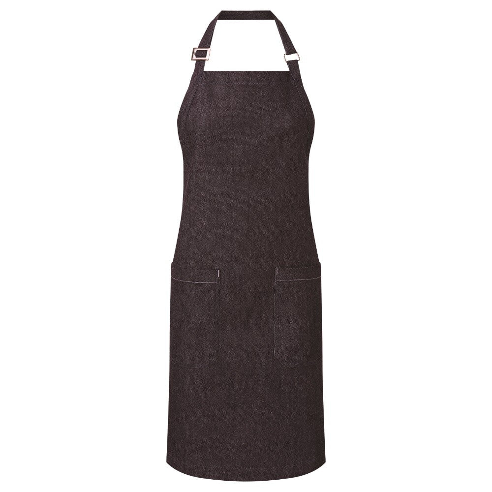 Denim Cotton Organic And Fairtrade Cert Bib Apron