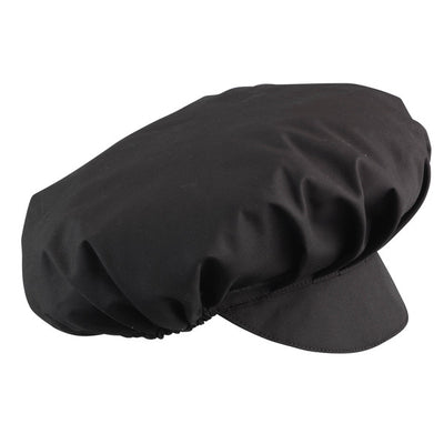 Mob Cap Black Poly/Cotton