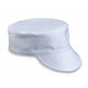 Peaked Cap White Cotton