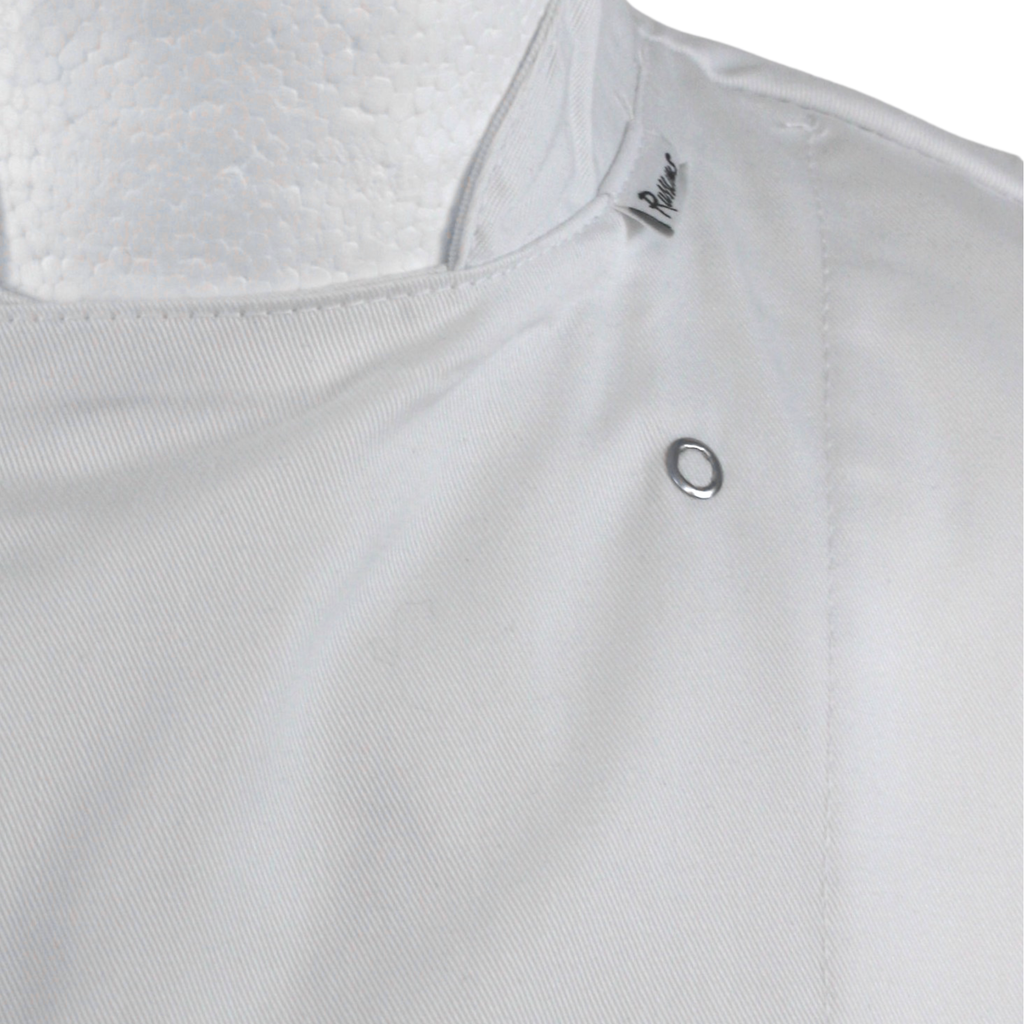 Scholar Chefs Jacket Press Stud Fastening **Short Sleeves**