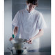 De Berkel Maitre Chefs Jacket **Short Sleeves** Poly/Cotton With Stud Buttons