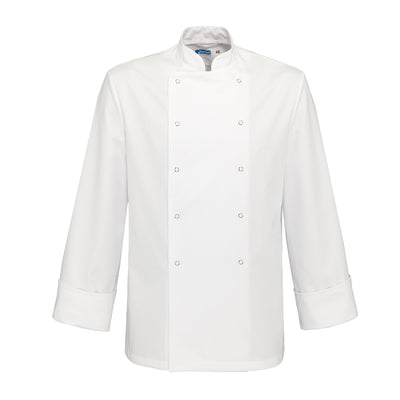 De Berkel Cuisine Chefs Jacket Poly/Cotton Press Stud Buttons