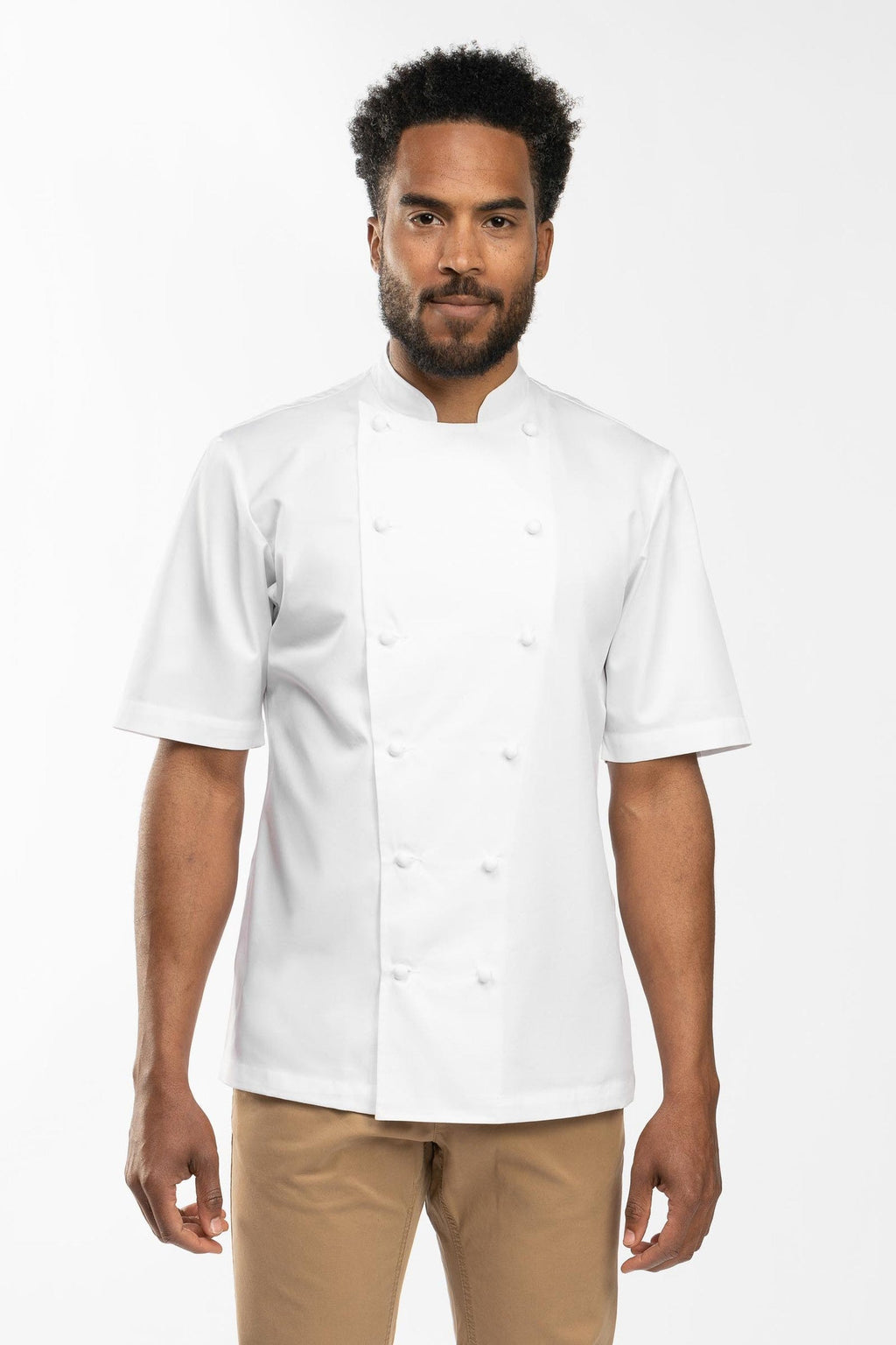 Bragard Grand Chef Jacket Cotton Stud Buttons **Short Sleeves**