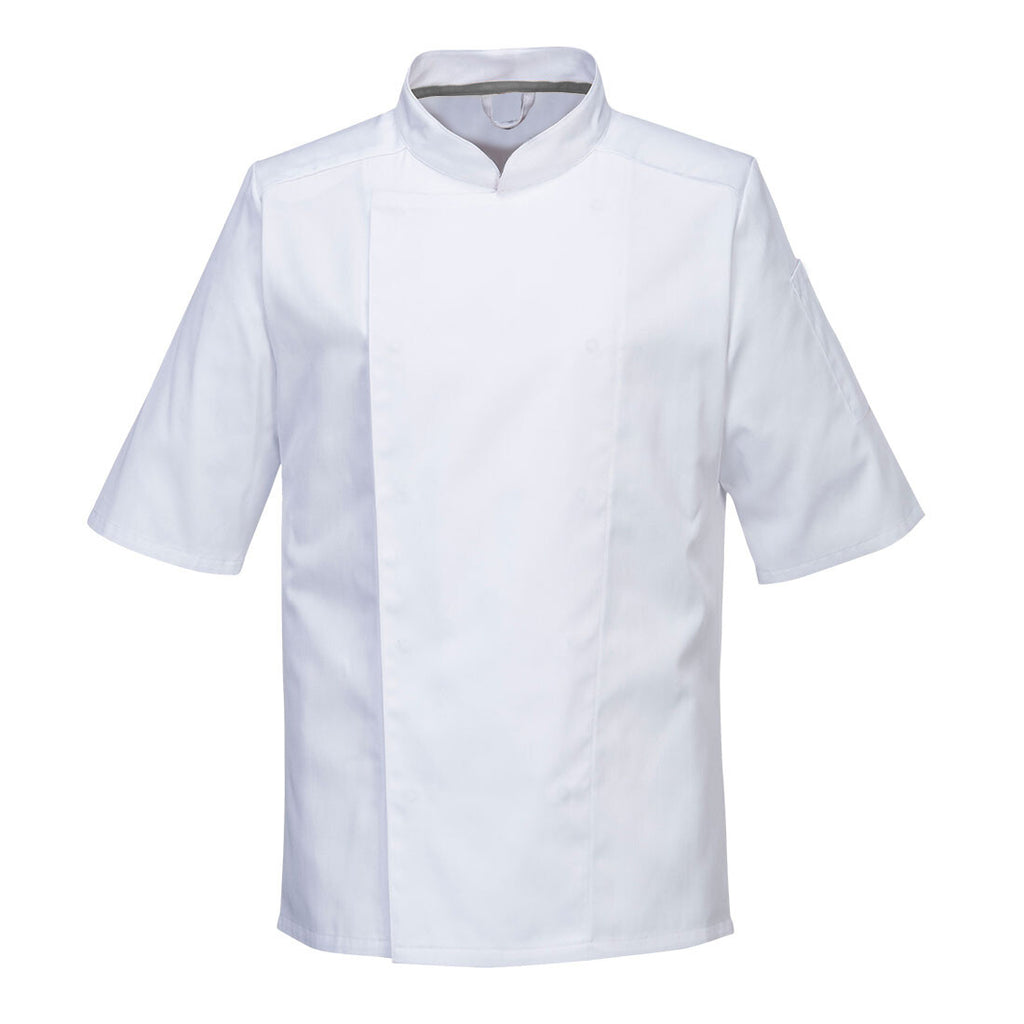 Airback Pro Chefs Jacket **Short Sleeves** White