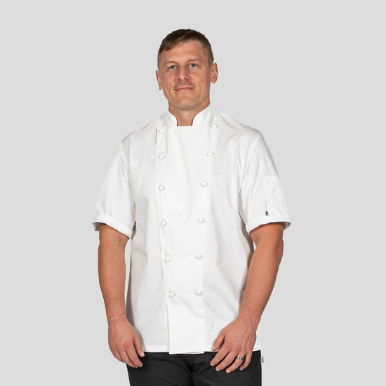 Le Chef De47es Pima Cotton Jacket **Short Sleeves**