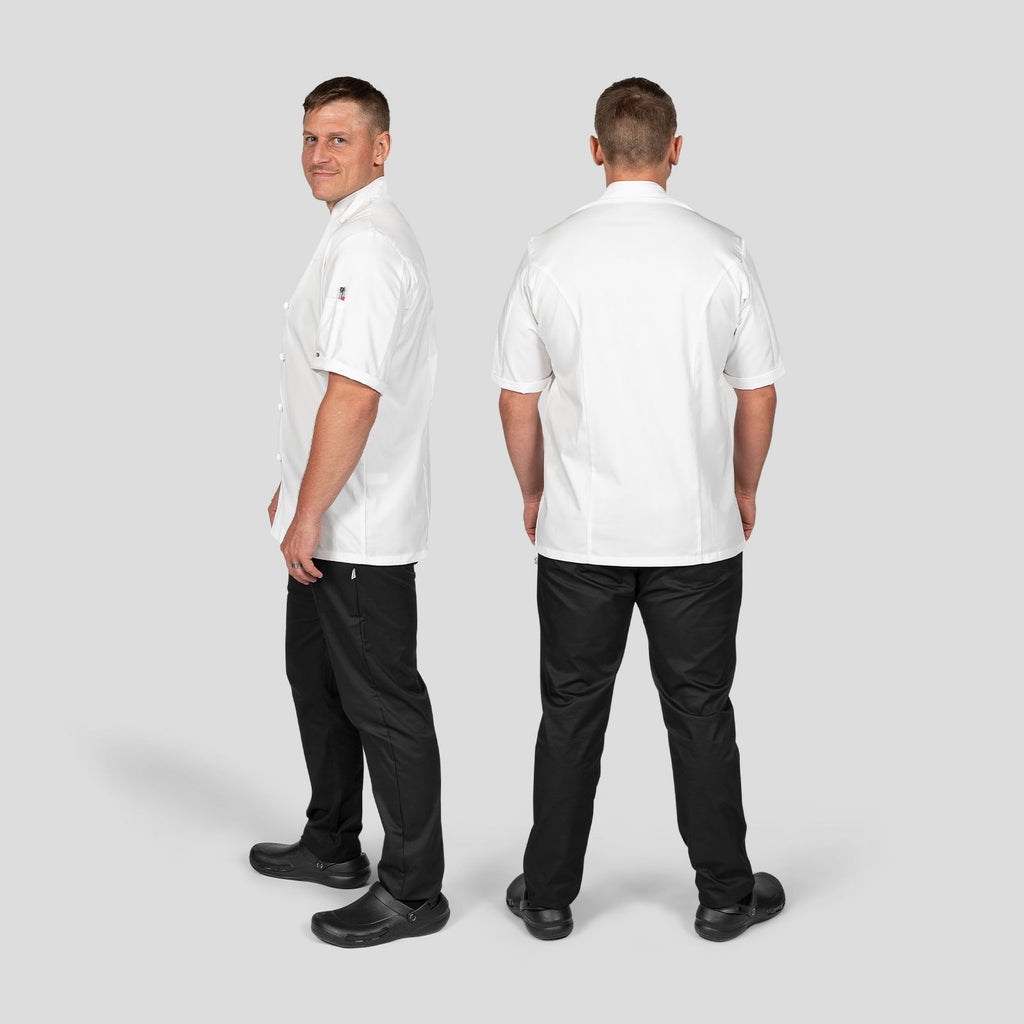 Le Chef De47es Pima Cotton Jacket **Short Sleeves**
