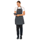 Le Chef Artisan Utility Bib Apron Washed Denim