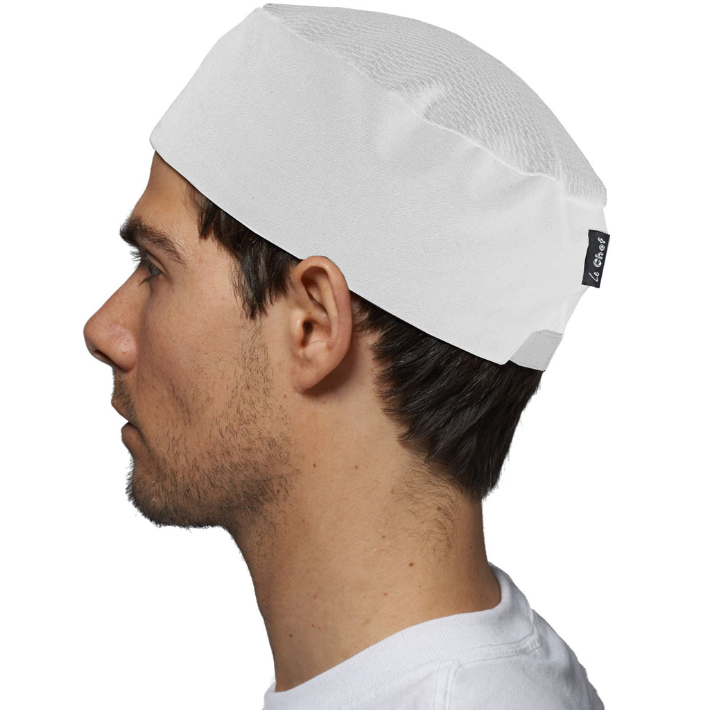 Le Chef DF105 Elasticated Skull Cap With Staycool Crown