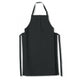 Le Chef Df76m Bib Apron Black 28" X 36"