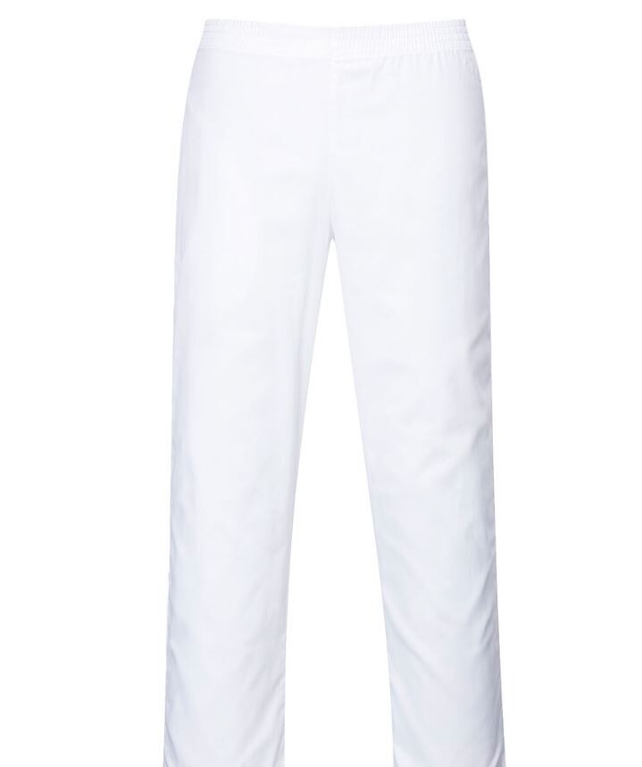 Unisex Bakers Trousers White