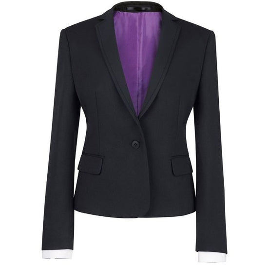 Lady's Suit Jacket Polyester Black