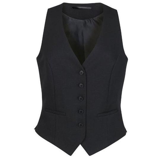 Lady's Waistcoat Polyester Black