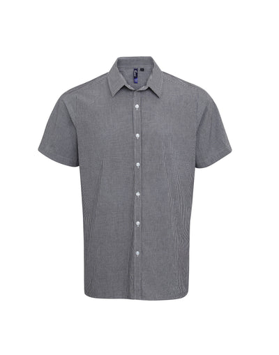 Short Sleeve Gingham Shirt