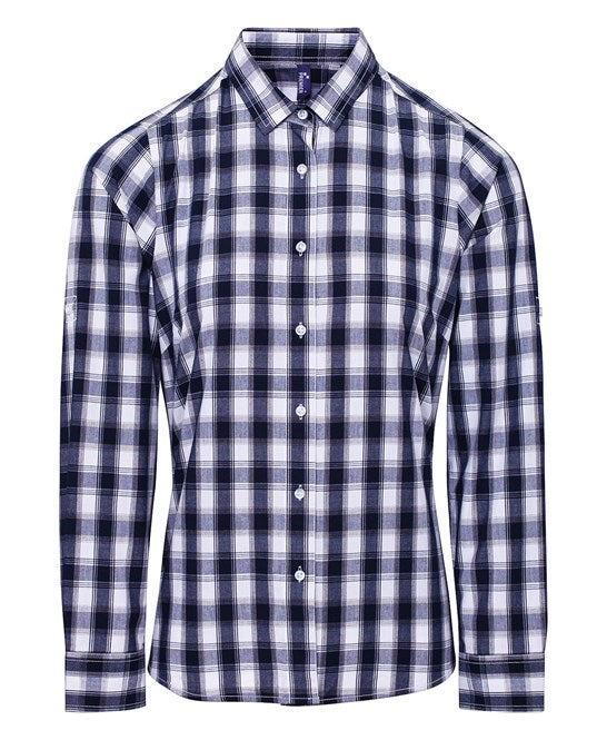 Mulligan Check Blouse Female