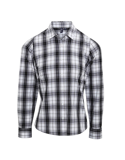 Ginmill Check Blouse Female