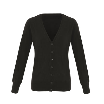 Essential Lady's V-Neck Cardigan Acrylic