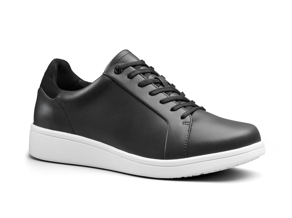 Wearertech Aspire Shoe With Adjustable Insole Black With WHITE Outsole