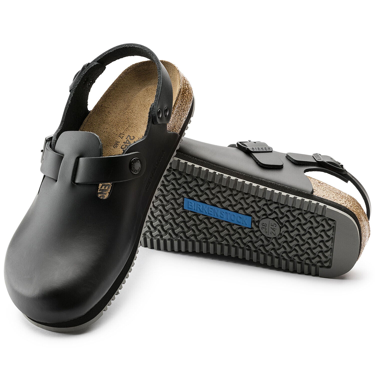Birkenstock TOKIO Supergrip Clog Black – Russums