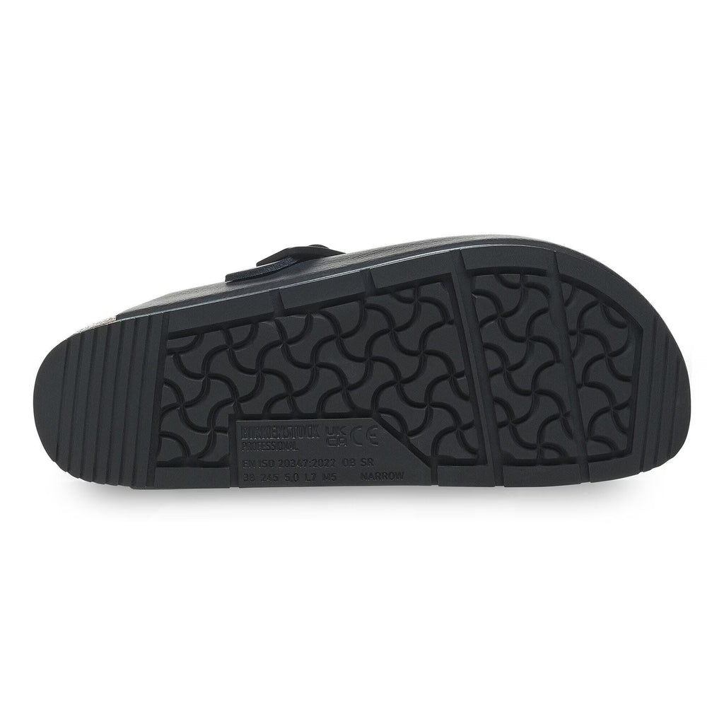 Birkenstock Boston PRO Natural Leather Clog Black *New Style*